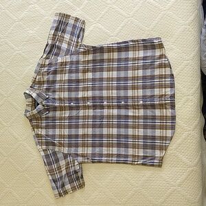 Lands' End Men's Short Sleeve Shirt Large